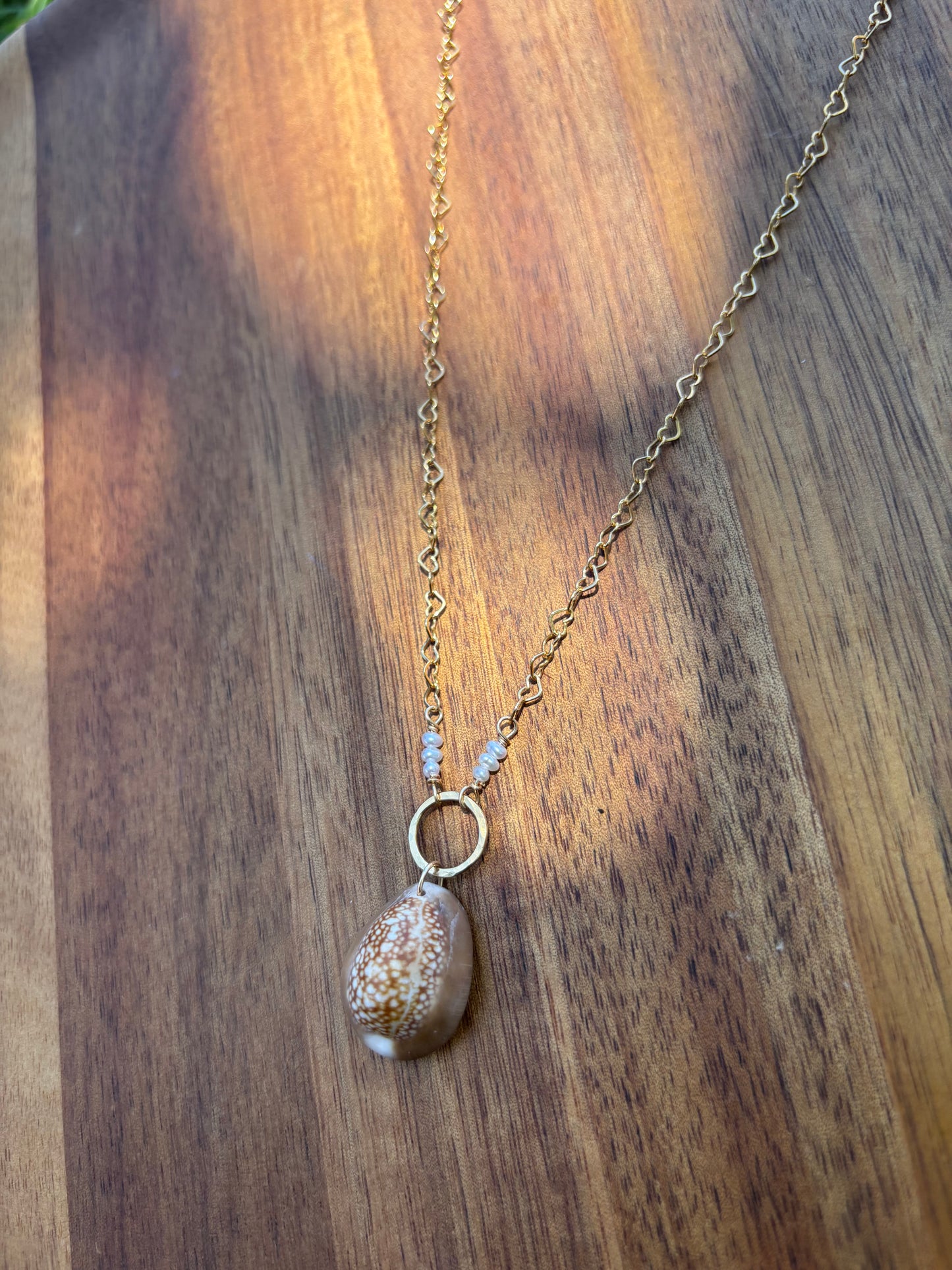 Cowrie shell necklace