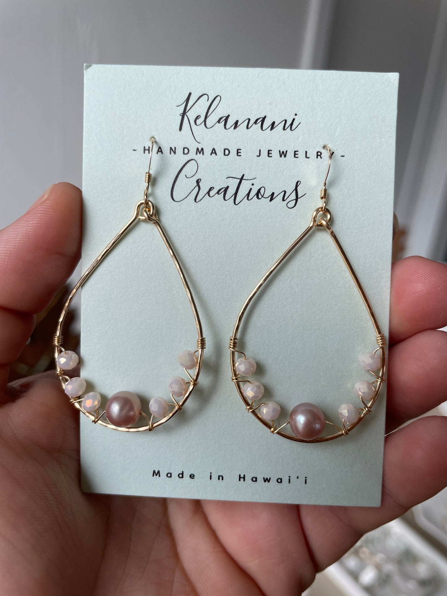 Dainty Tear drop earrings